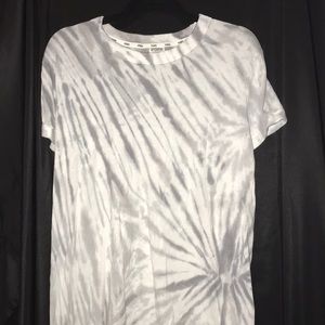 VS PINK Tie Dye Swoop Neck Tee